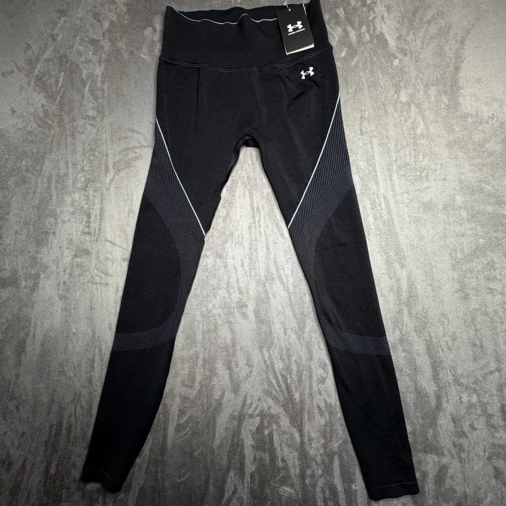 Under Armour Vanish Seamless Legging Womens XS Black Compression High Rise New